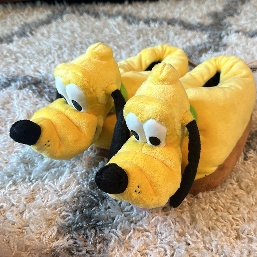 Brand New Pluto Disney kids slippers